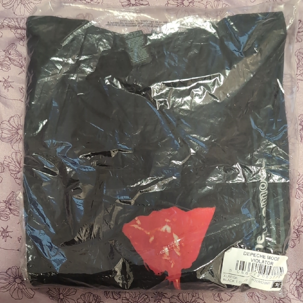 Black Short Sleeve Tee Depeche Mode Violator